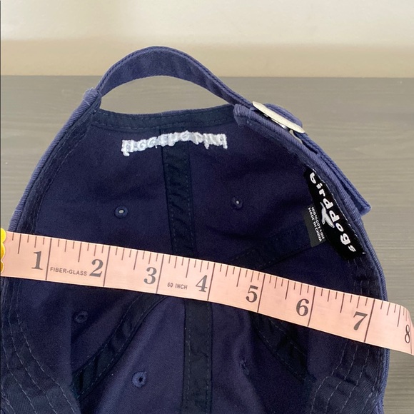 Birddogs Adult Free The Bird Baseball Hat One Size Adjustable Navy Cotton - Picture 12 of 13